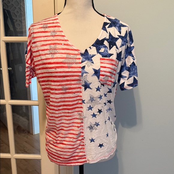 Onque Casuals Tops - Onque Casual American Blouse